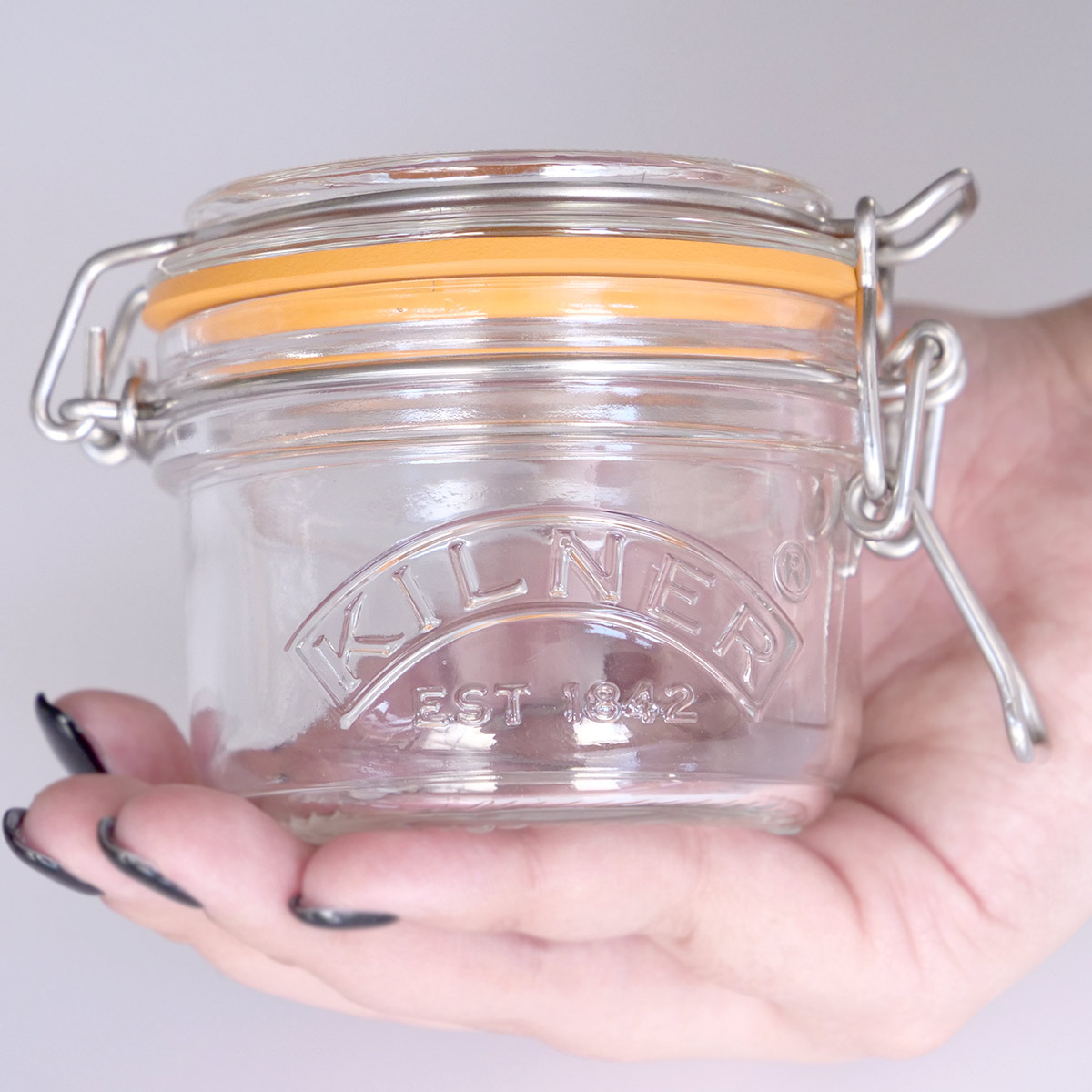 英国 アンティーク キルナー KILNER ガラスジャー 中サイズ 3本セット
