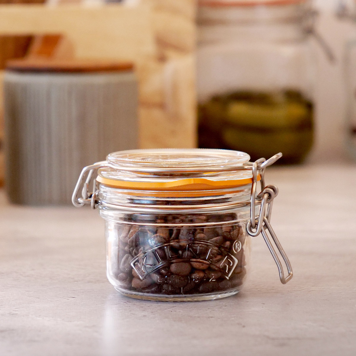 KILNER（キルナー） 保存容器 3個セット KILNER ROUND CLIPTOP JAR