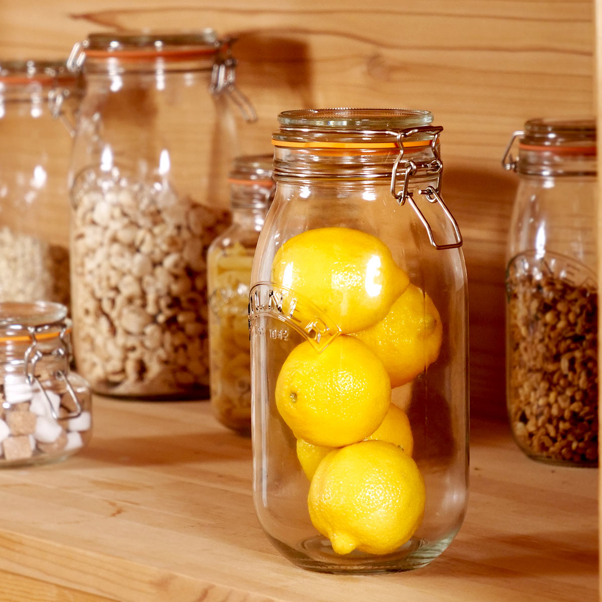 KILNER（キルナー） 保存容器 2個セット KILNER ROUND CLIPTOP JAR 2L