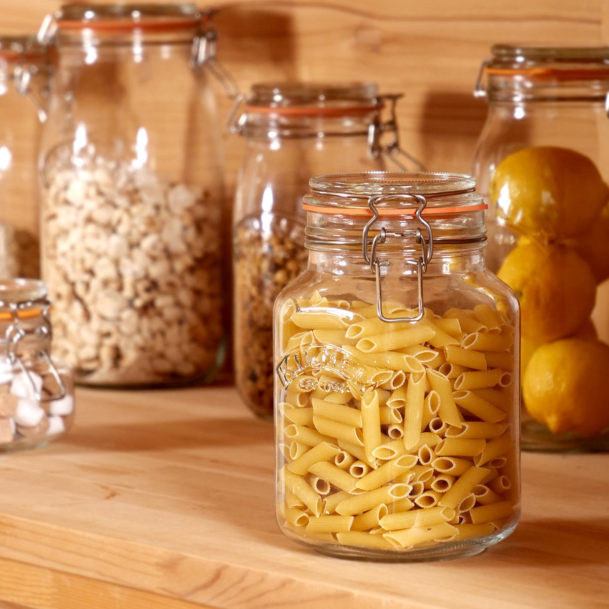 KILNER（キルナー） 保存容器 KILNER SQUARE CLIPTOP JAR 1.5L