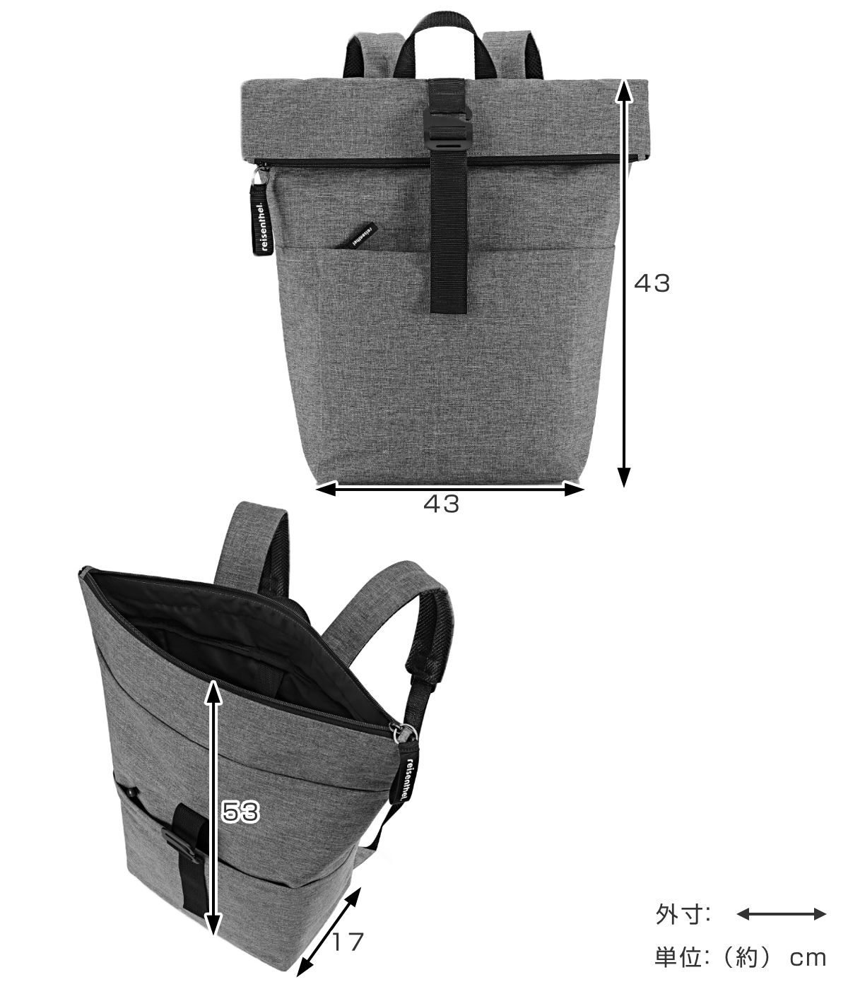 reisenthel（ライゼンタール） リュック ROLLTOP BACKPACK