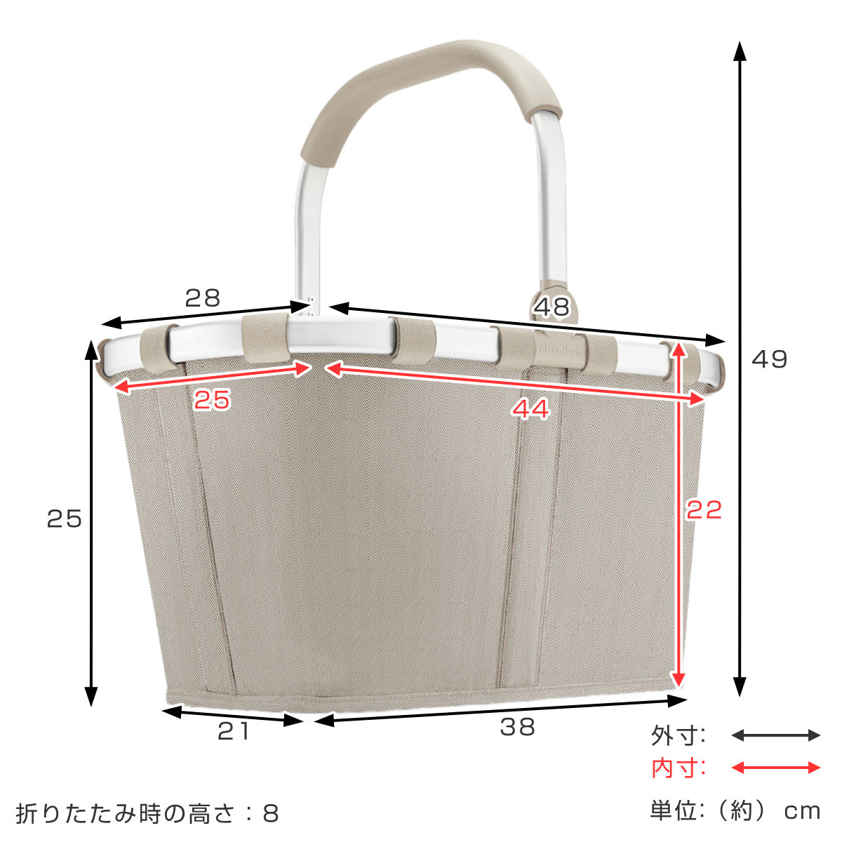 reisenthel（ライゼンタール） ＼雑誌掲載／ 買い物カゴ CARRYBAG