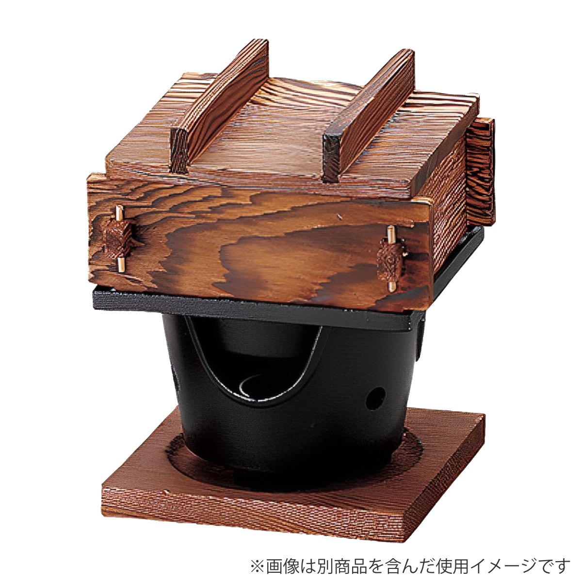 せいろ本体・竹スのみ 角蒸ミニセイロセット 小 専用 和せいろ 焼杉
