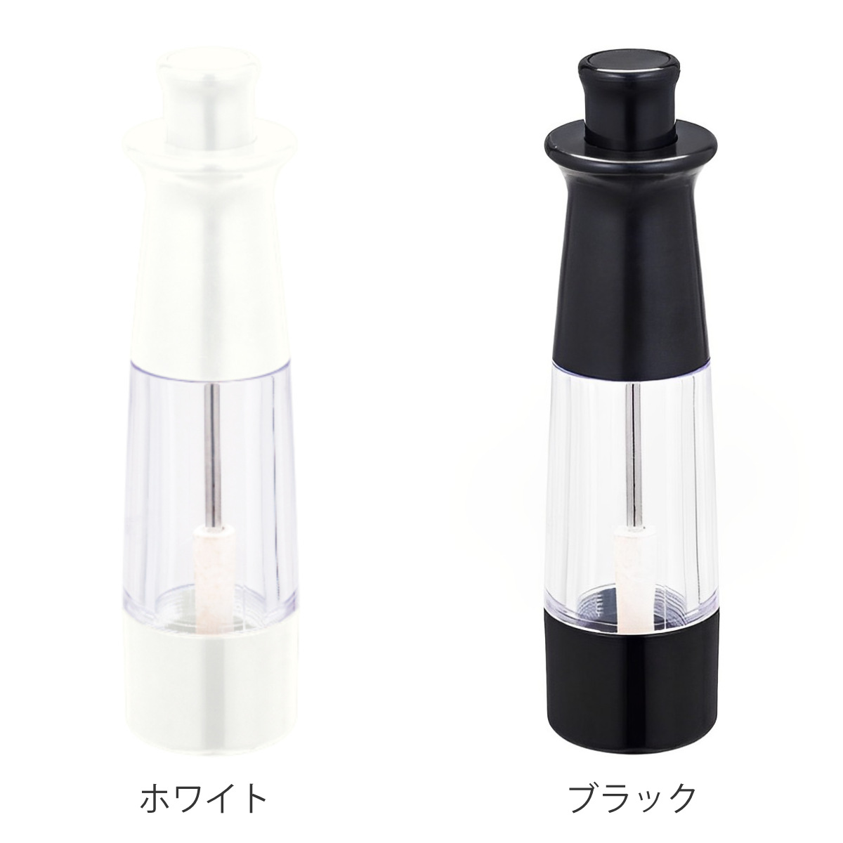 プッシュミル セラミック ソルト＆ペッパー ミル 塩 胡椒 日本製