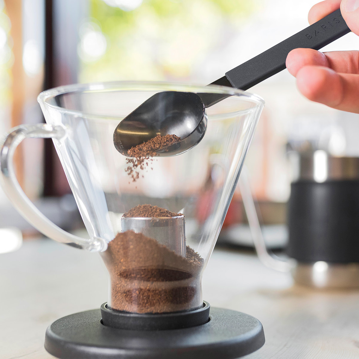 年末のプロモーション年末のプロモーションコーヒースプーン BARISTA＆CO Scoop Spoon Black （ バリスタ＆コー スクープメジャースプーン  コーヒーメジャー コーヒー 計量スプーン 計量 6ml 15ml ） コーヒー、ティー用品