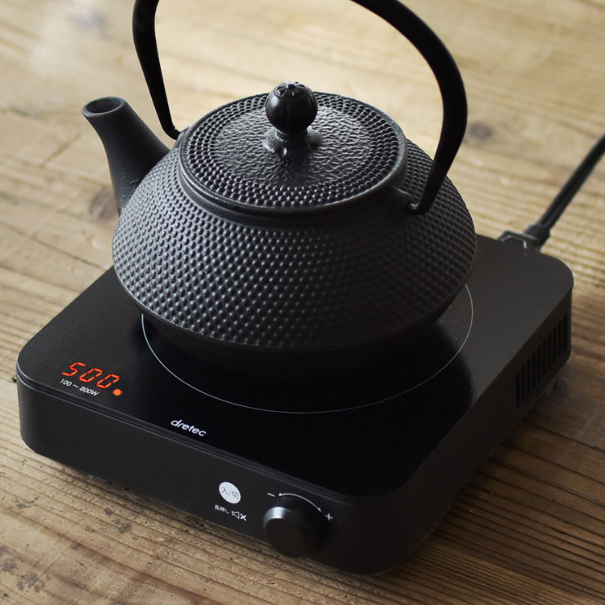 ドリテック ミニフラットIH調理器 新品未使用 ドリテック IHコンロ 卓上 1口 IHクッキングヒーター ミニチュラ