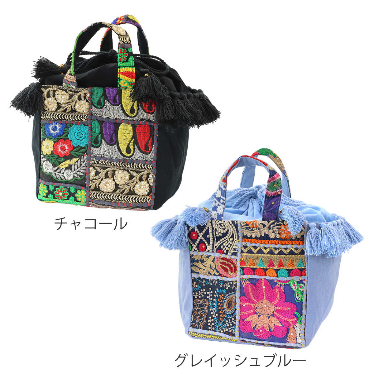 トートバッグ カンバディアパッチ 巾着 レディース （ カンバディア