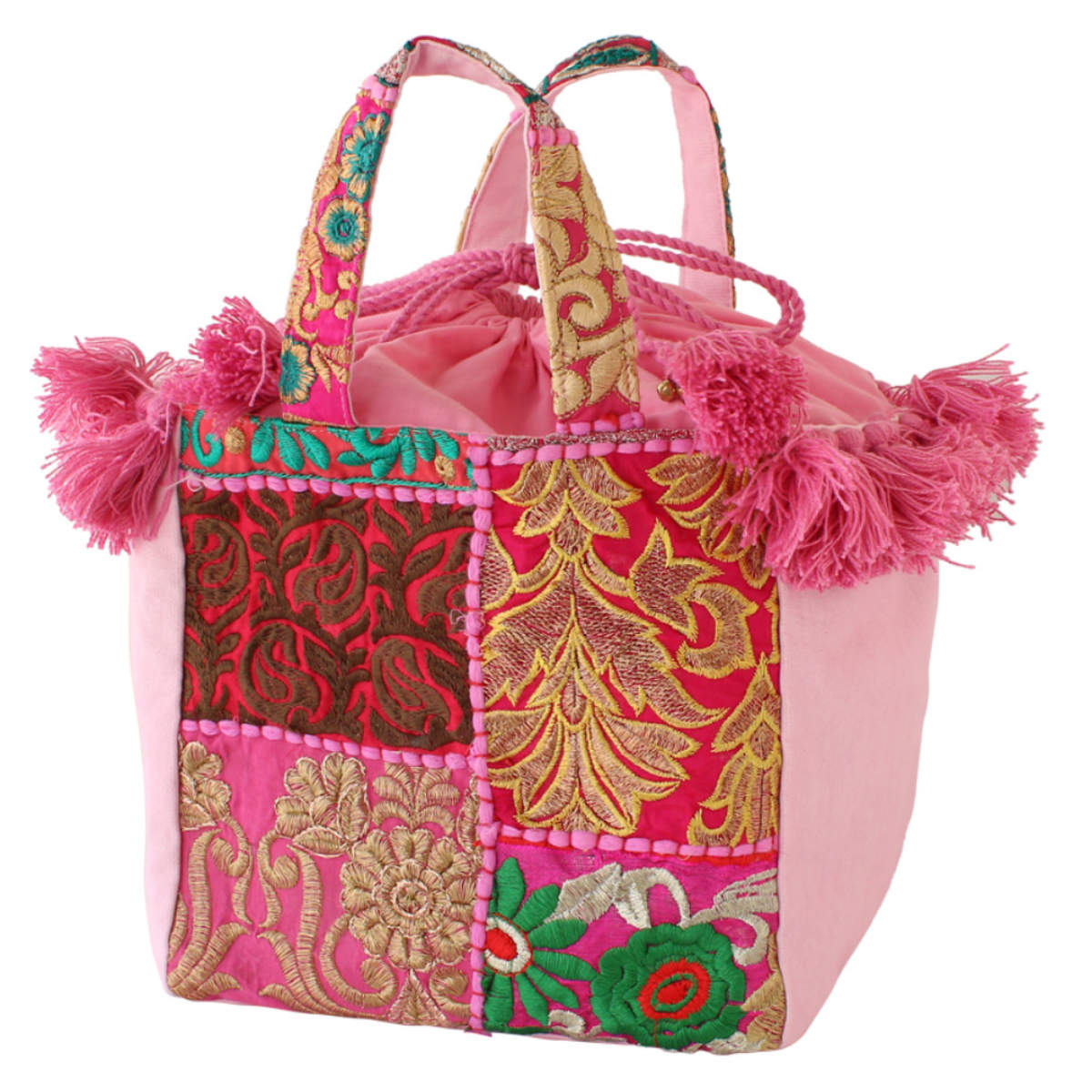 トートバッグ カンバディアパッチ 巾着 レディース （ カンバディア