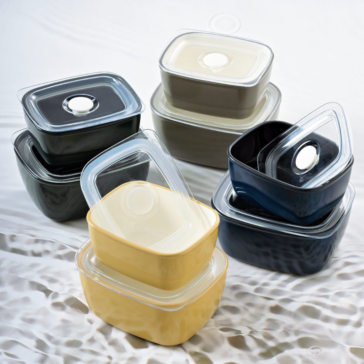 HAKOYA 保存容器 450ml さっと洗える保存容器 M 450 （ 密閉