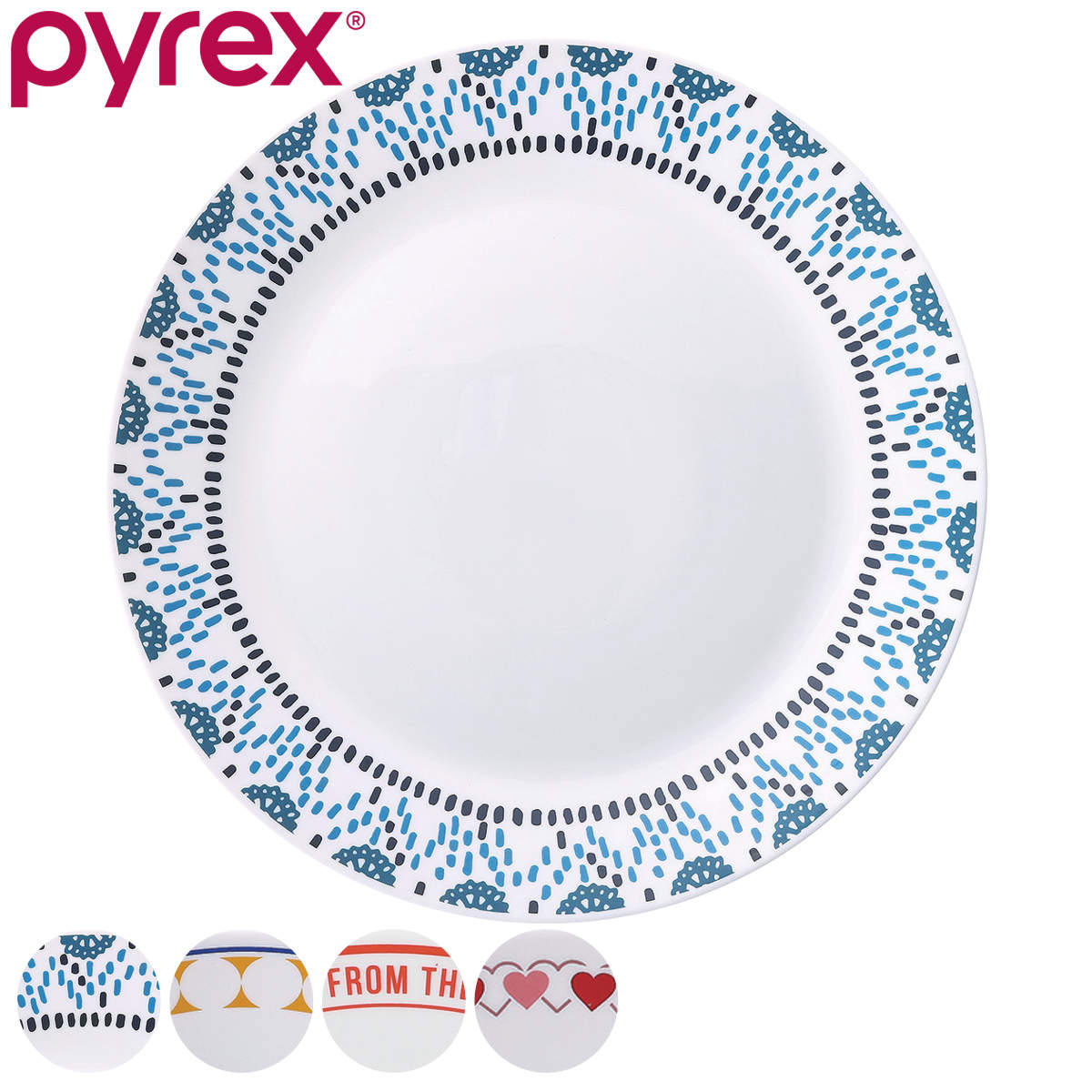 専用です。ガラスプレート PYREX プレート 26.5cm Pyrex Milk Glass パイレックス 強化