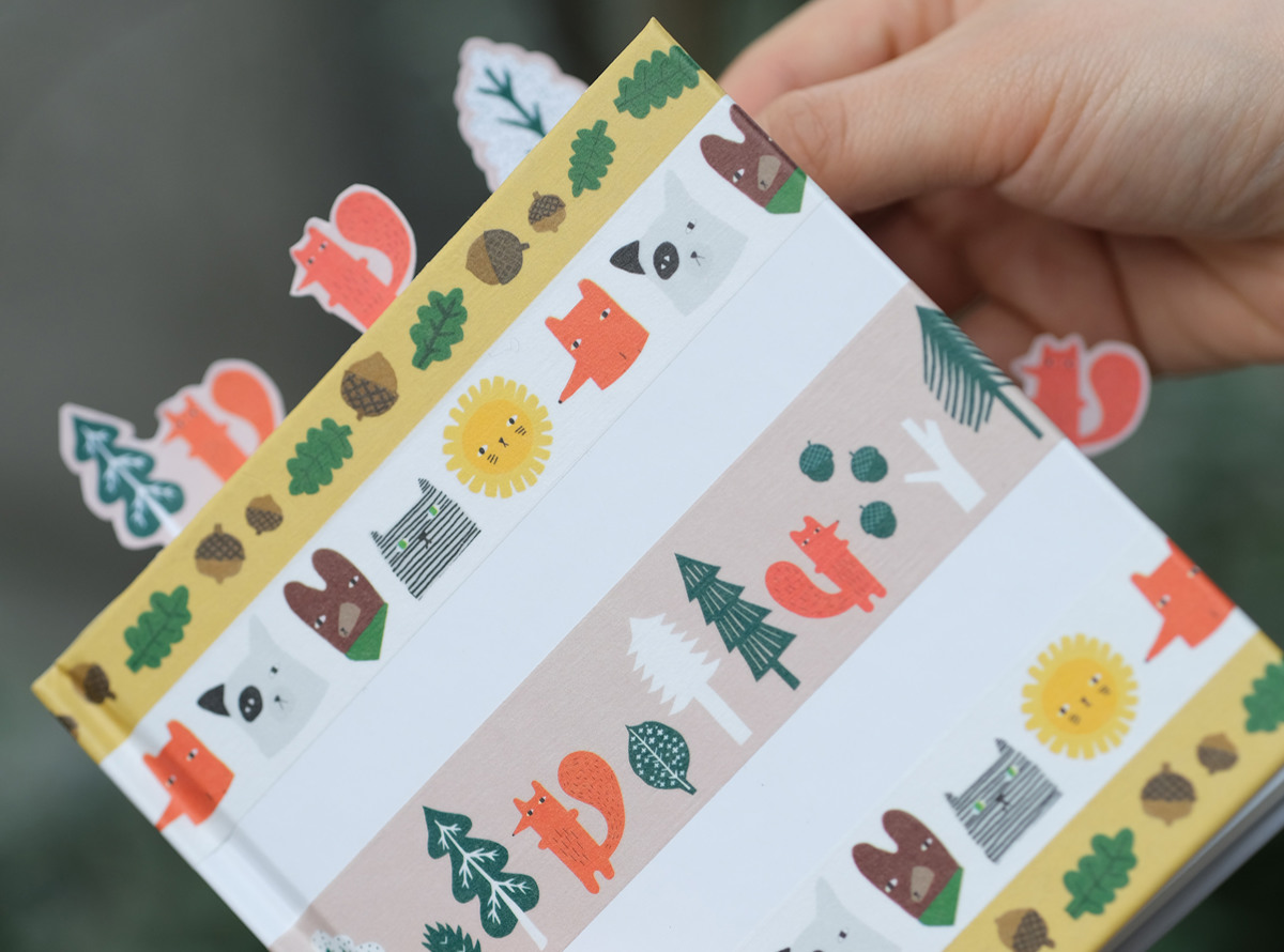 マスキングテープ mt Donna Wilson 葉っぱとどんぐり 15mm×7m