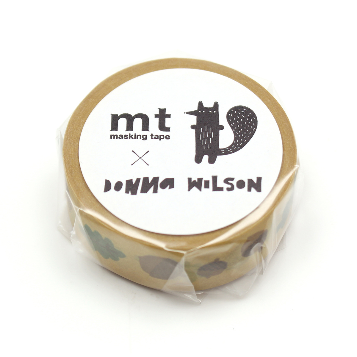 マスキングテープ mt Donna Wilson 葉っぱとどんぐり 15mm×7m
