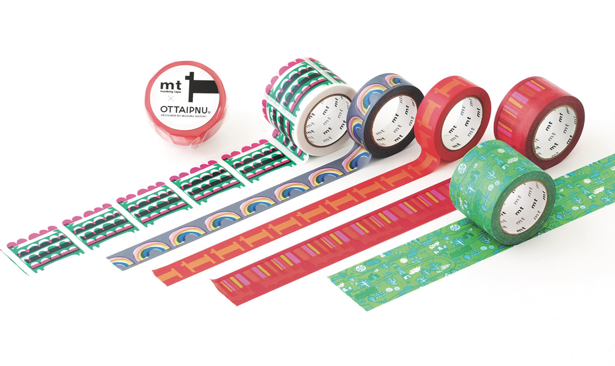 マスキングテープ mt OTTAIPNU kawa 35mm×7m （ マステ 幅広 カモ井