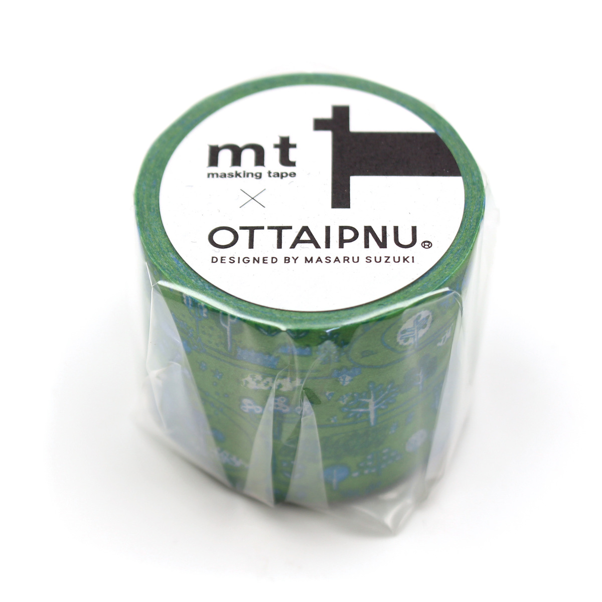 マスキングテープ mt OTTAIPNU kawa 35mm×7m （ マステ 幅広 カモ井