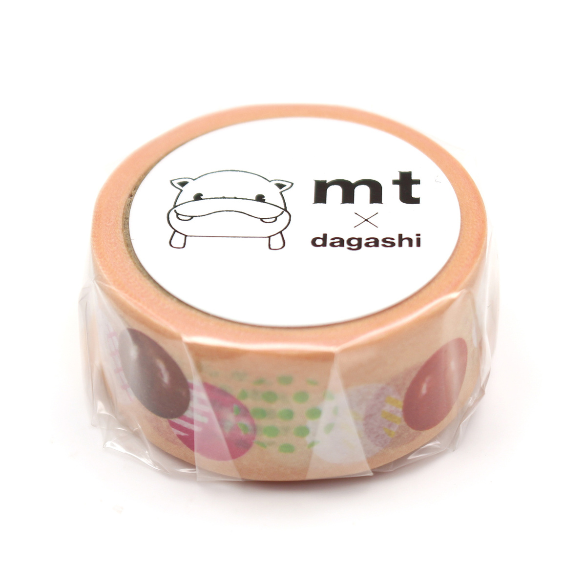 マスキングテープ mt 駄菓子 カラーチョコ 15mm×3m （ マステ カモ井