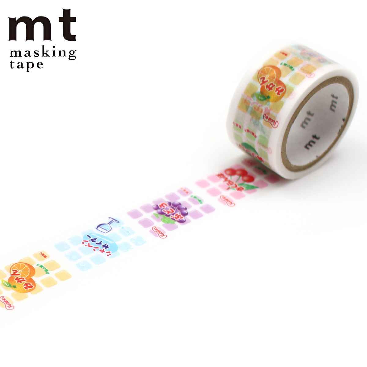 マスキングテープ mt 駄菓子 さくらんぼ餅シリーズ 18mm×3m （ マステ