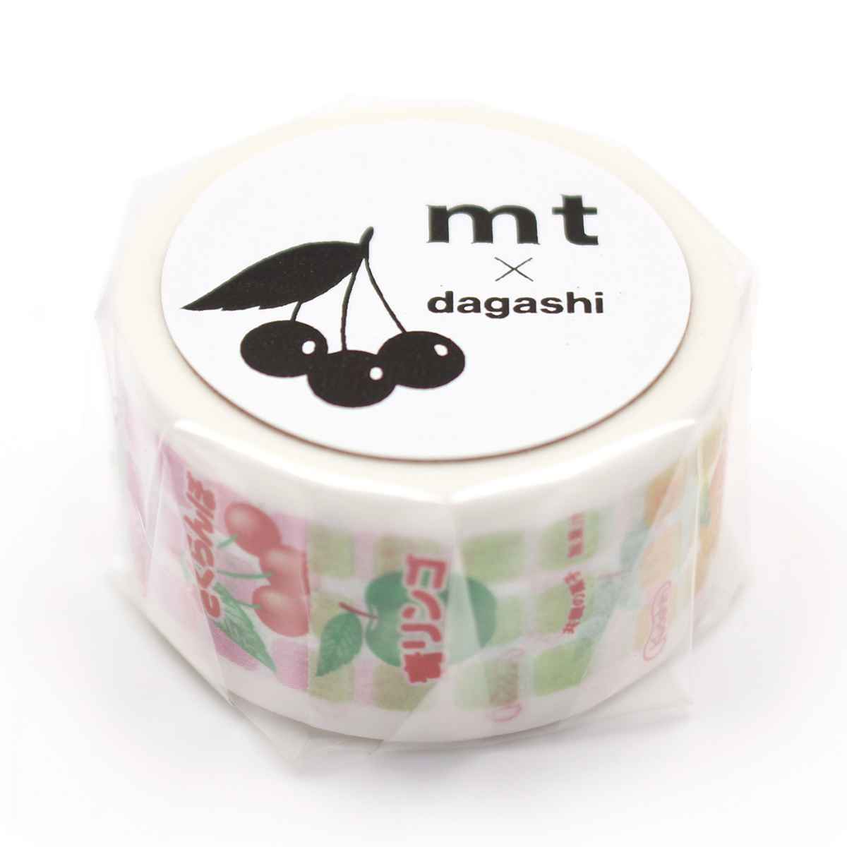 マスキングテープ mt 駄菓子 さくらんぼ餅シリーズ 18mm×3m （ マステ