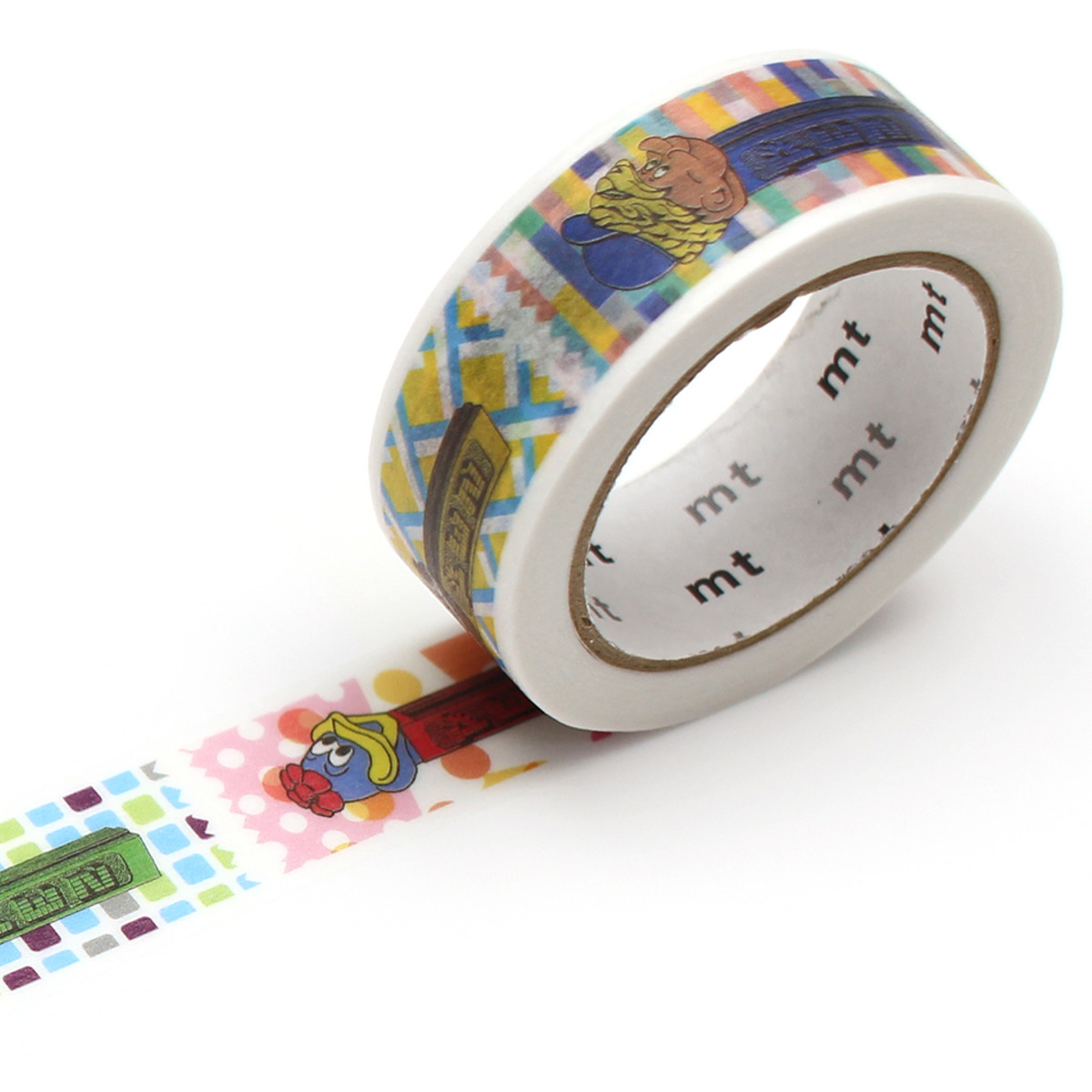 マスキングテープ mt PEZ PEZとパターン 15mm×7m （ マステ カモ
