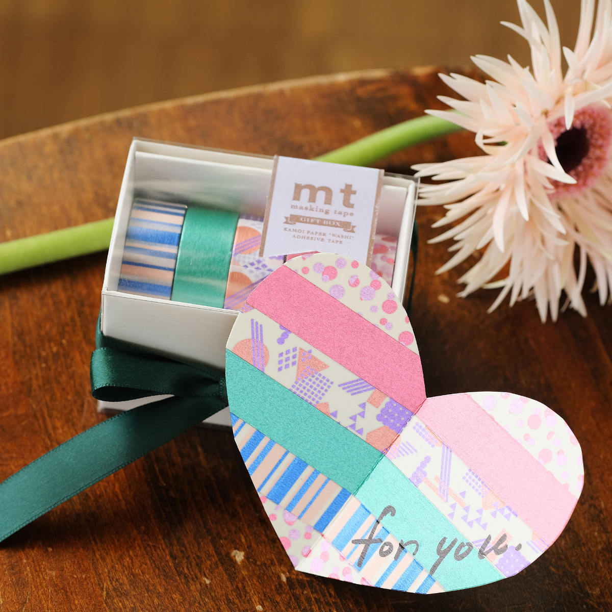 マスキングテープ mt ギフトボックス 5種入り モノトーン3 15mm×7m
