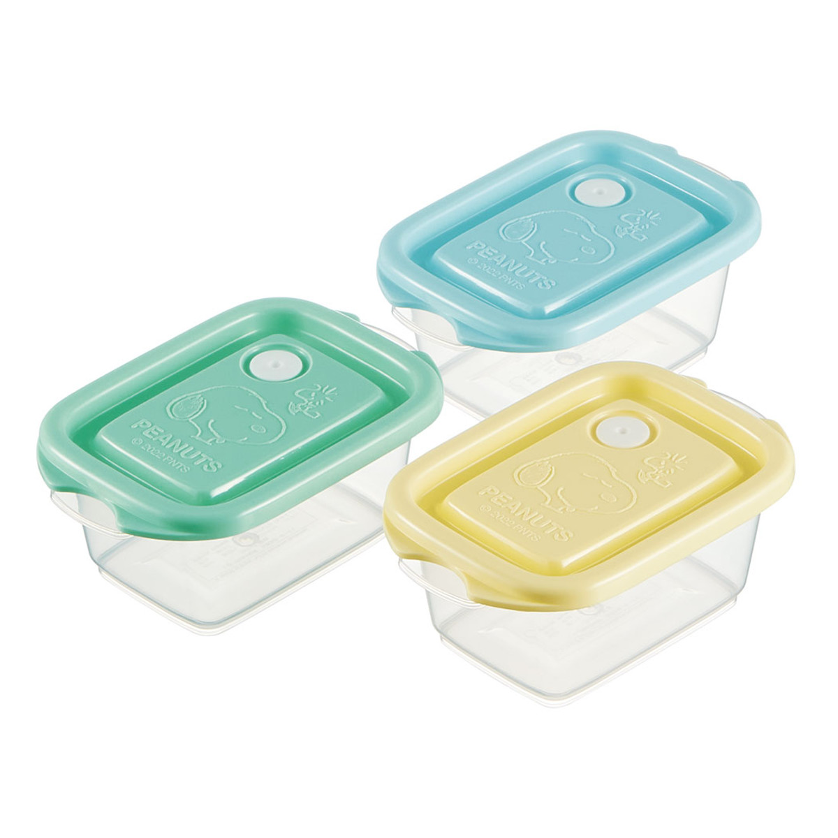 スケーター 保存容器 レリーフランチBOX 240ml 3個セット