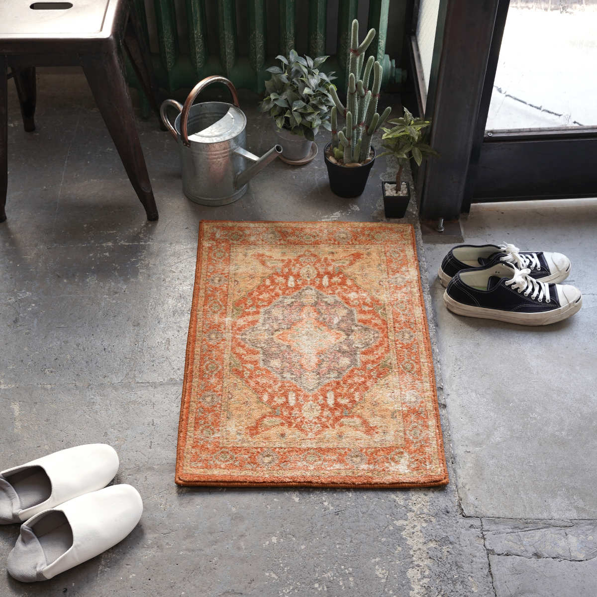ERARE（エラーレ） 玄関マット 40×60cm 室内 ヴィンテージ風 （ 玄関