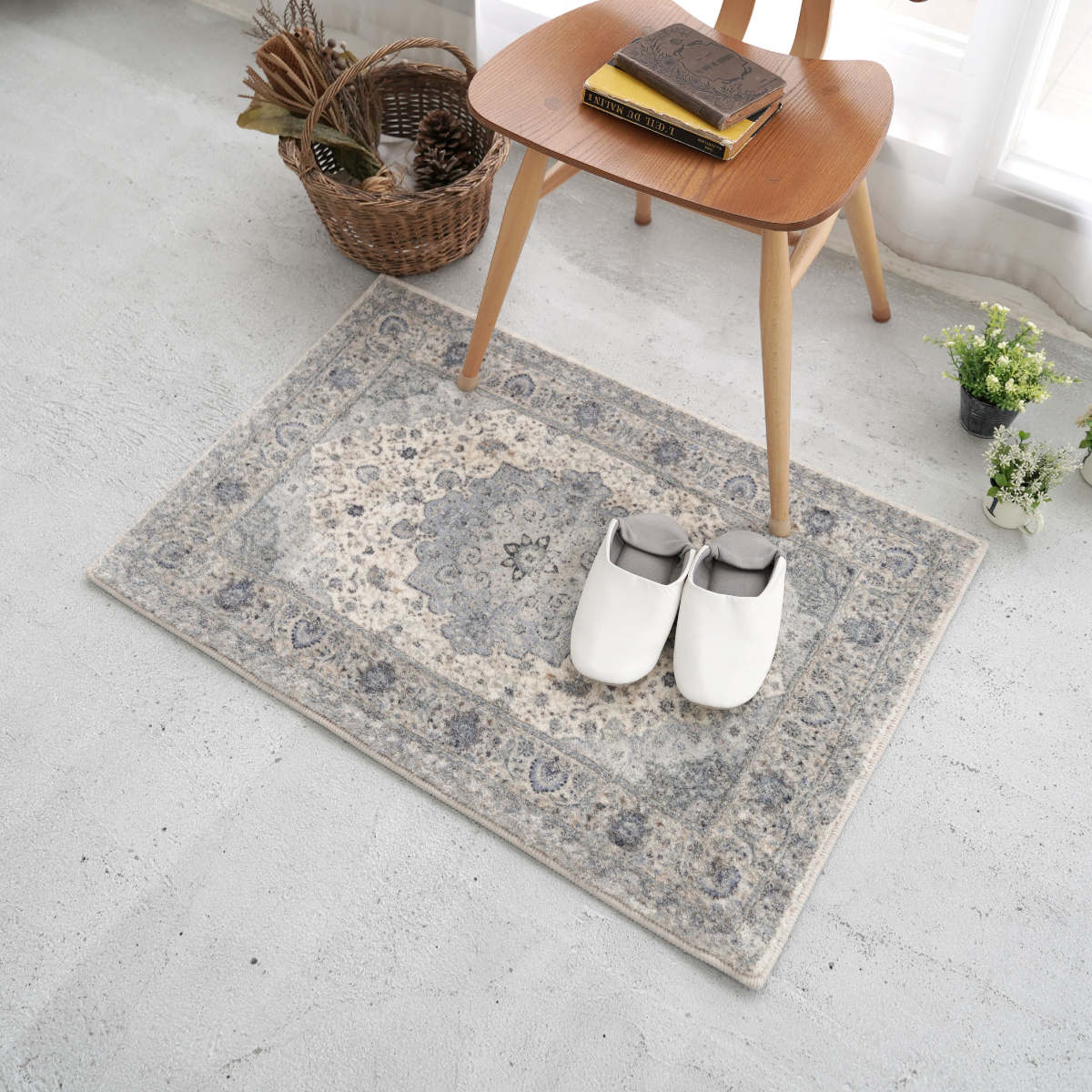 ERARE（エラーレ） 玄関マット 60x90cm 屋内 メダリオン （ 玄関