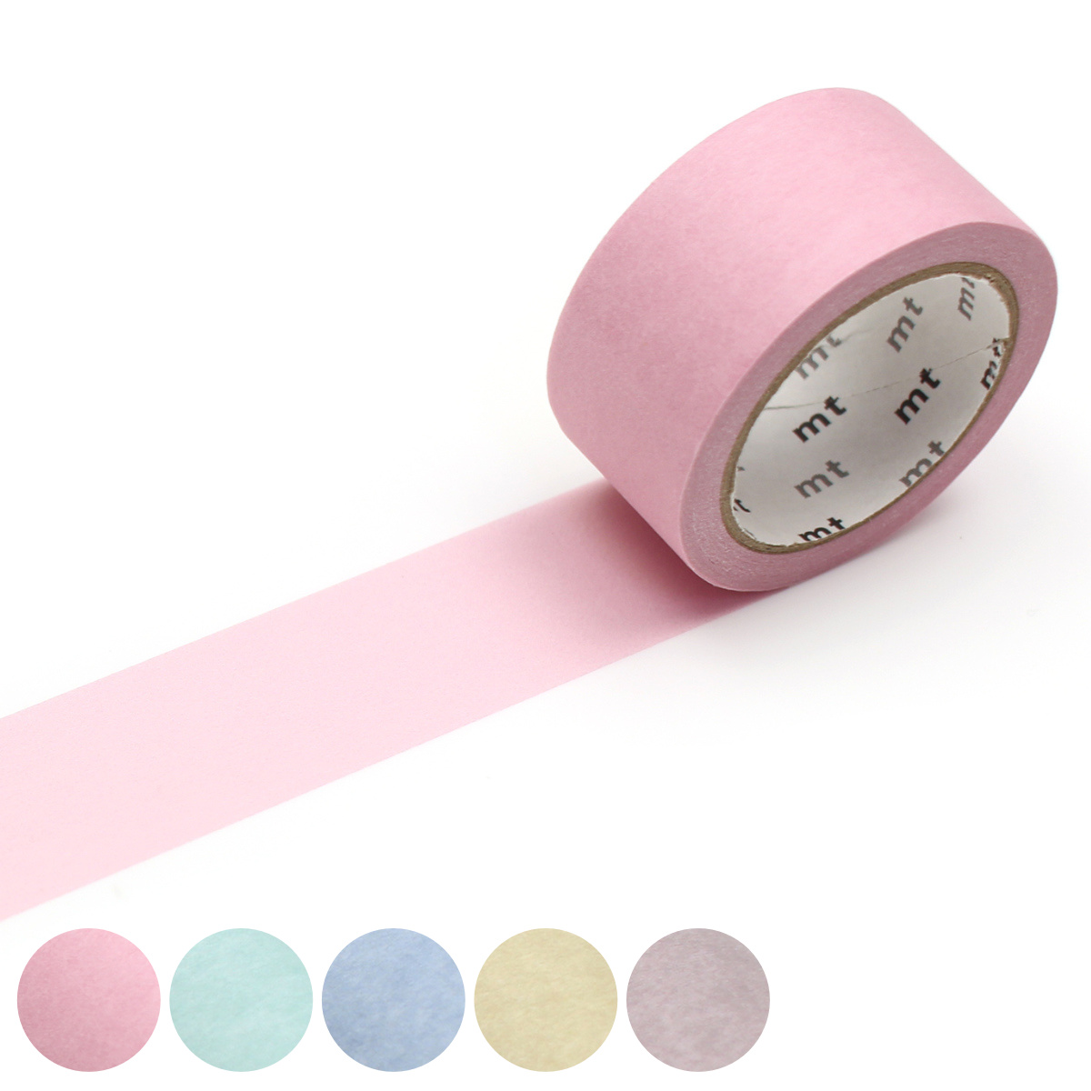 カモ井（KAMOI） 書く描くテープ マスキングテープ 無地 20mm×7m mt