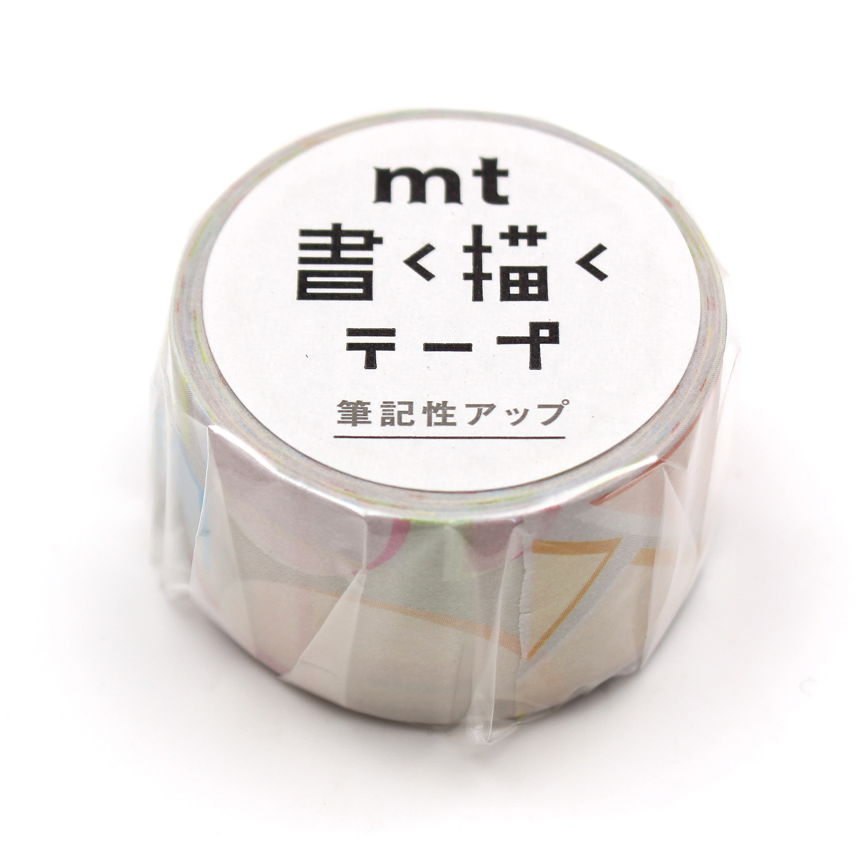 カモ井（KAMOI） 書く描くテープ マスキングテープ 幾何学 25mm×7m mt