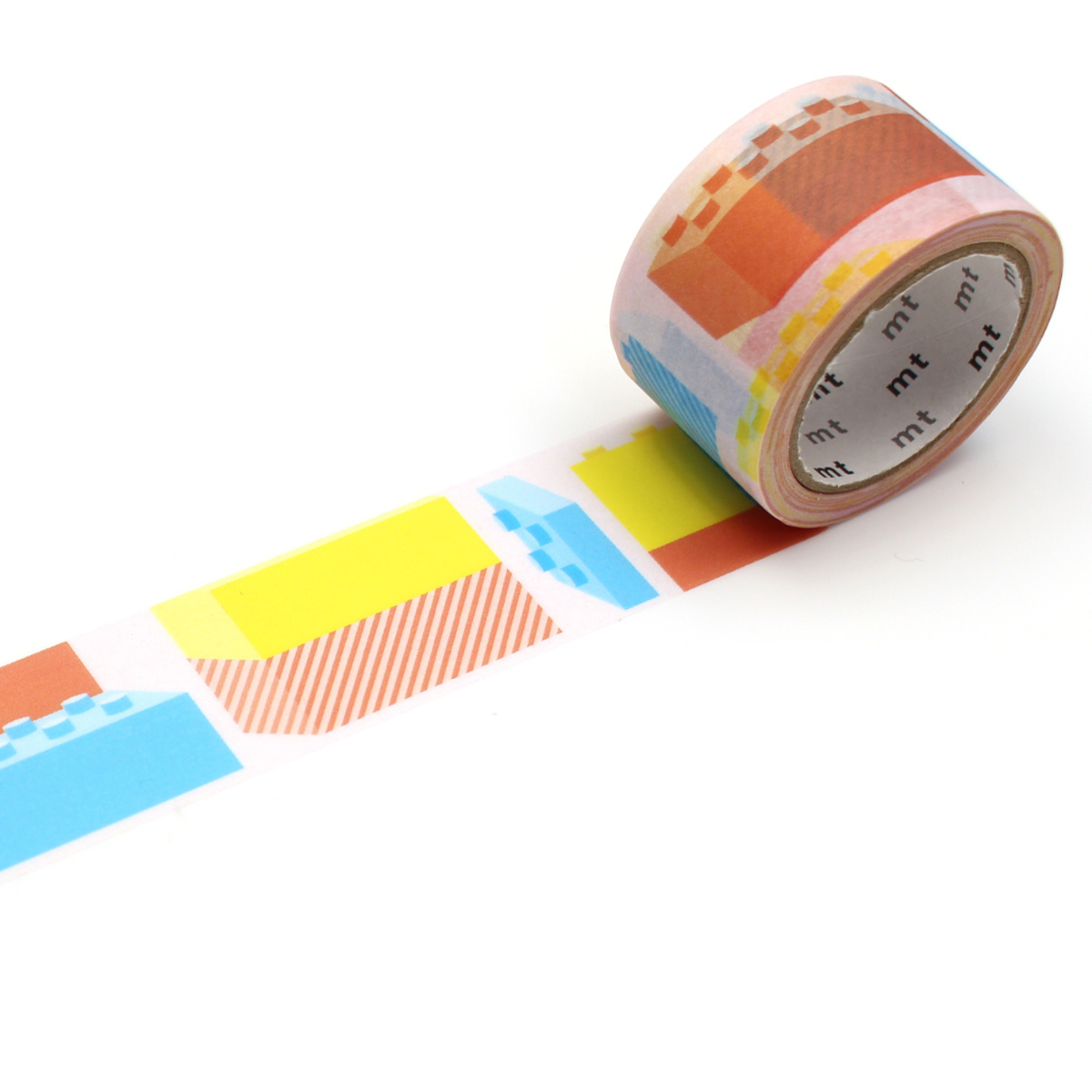 カモ井（KAMOI） 書く描くテープ マスキングテープ ブロック 25mm×7m