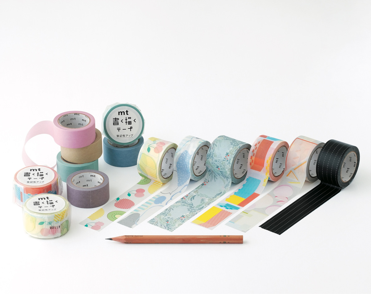 カモ井（KAMOI） 書く描くテープ マスキングテープ ブロック 25mm×7m