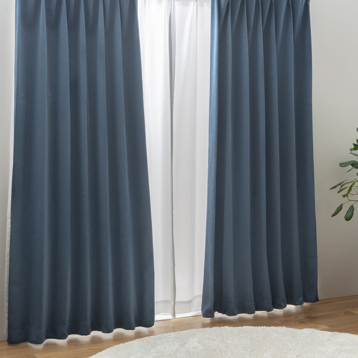 ユニベール（UNIVERS） カーテン 2級遮光 形状記憶カーテン 幅100cm×丈