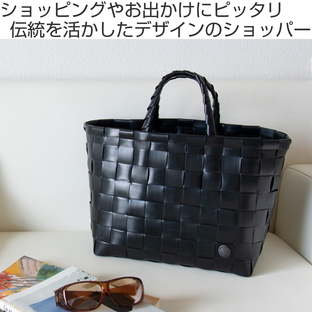 純銅使用‼黒革編み込みバッグ‼新品‼お得‼ハンドメイド‼