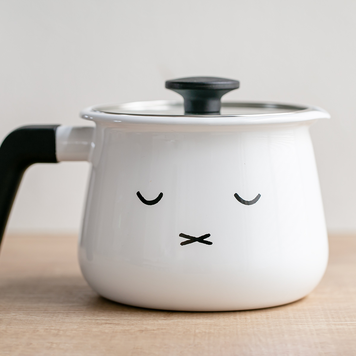 miffyface Series マルチポット 16cm IH対応 富士ホーロー ミッフィー