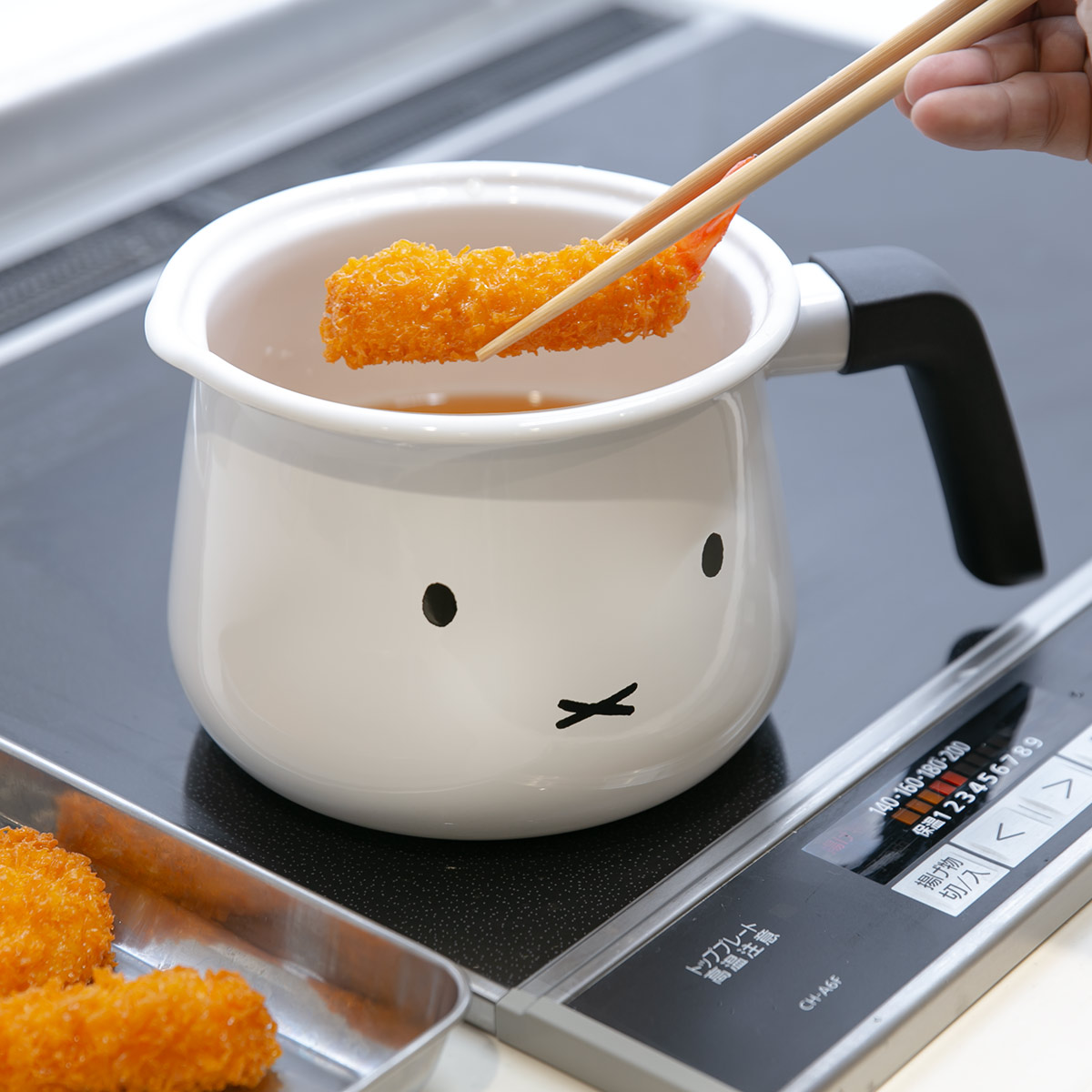 miffyface Series マルチポット 16cm IH対応 富士ホーロー ミッフィー