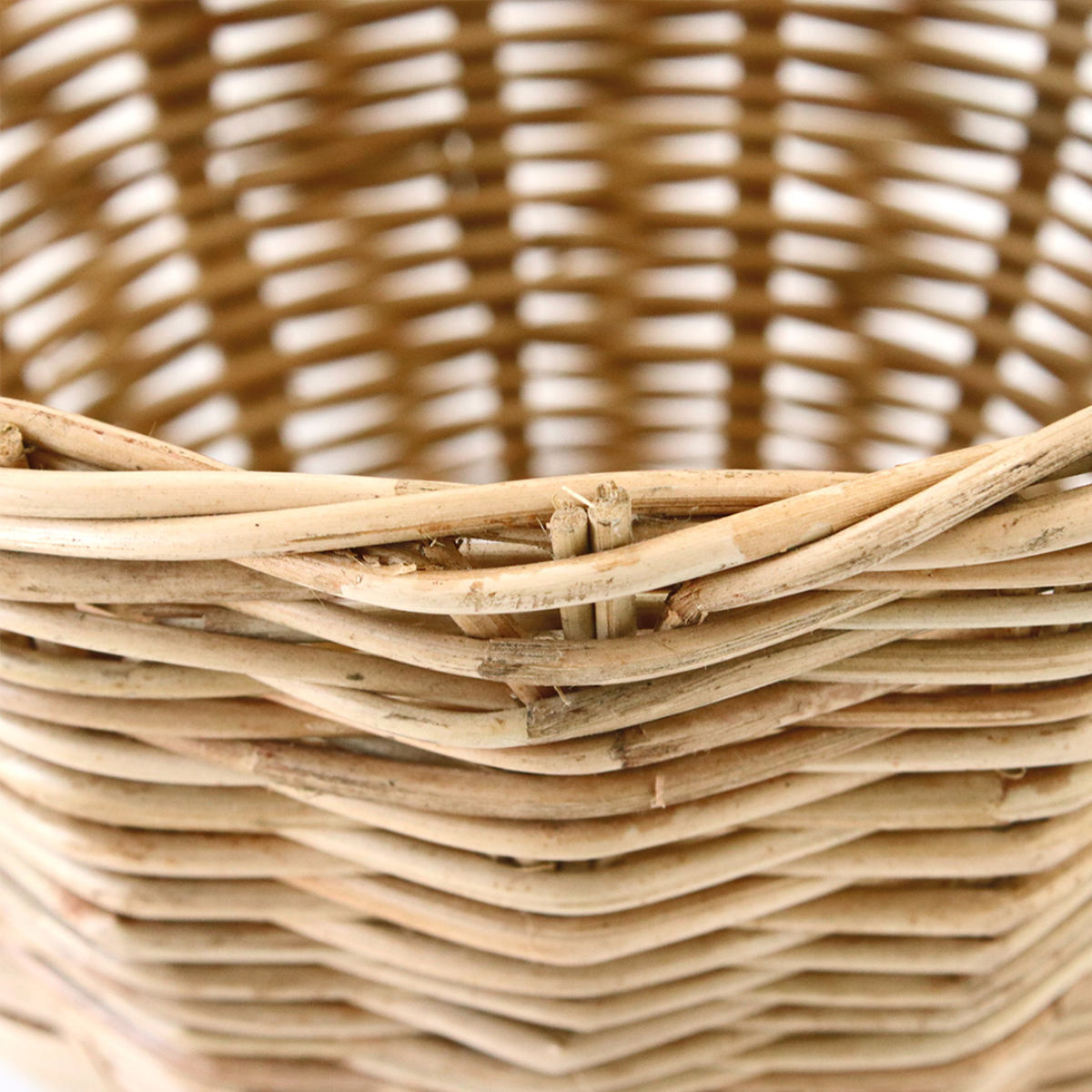 バスケット ラタン カゴ網 （ カゴ かご かごバスケット 収納 天然素材