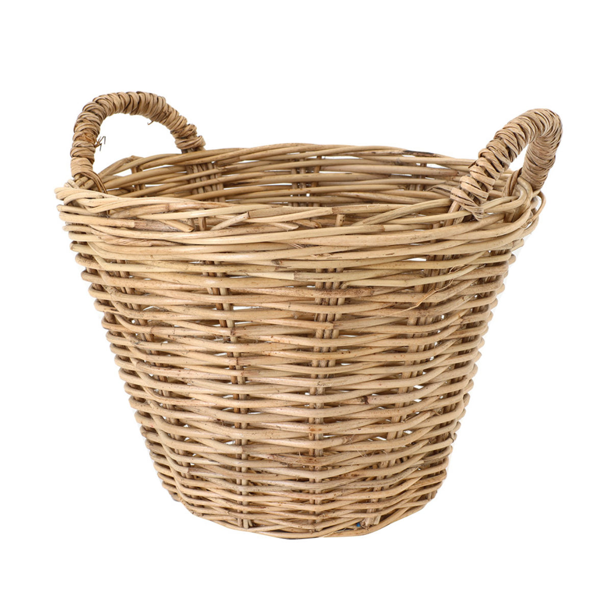 バスケット ラタン カゴ網 取っ手付き （ カゴ かご かごバスケット