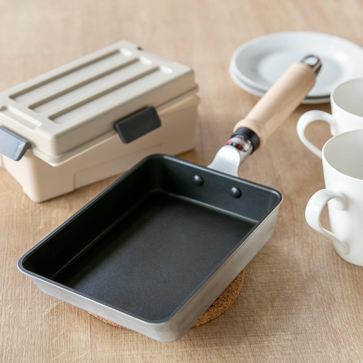 北陸アルミニウム 玉子焼き器 13×19cm ガス火専用 新マイ