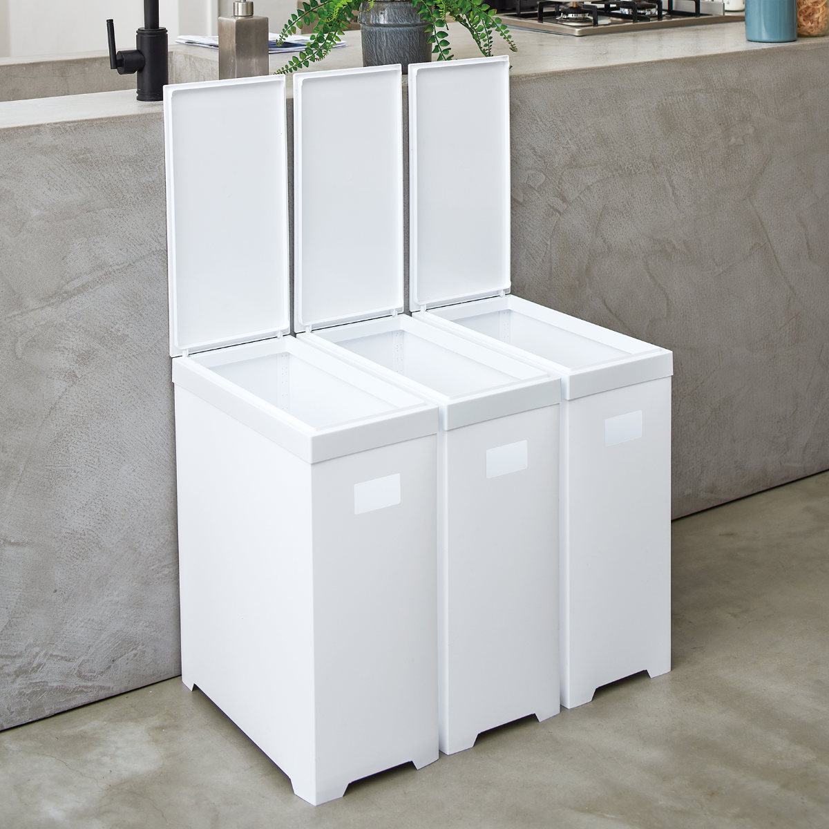 天馬 ゴミ箱 35L シンプルダストボックス スリムオープン （ ごみ箱 35 