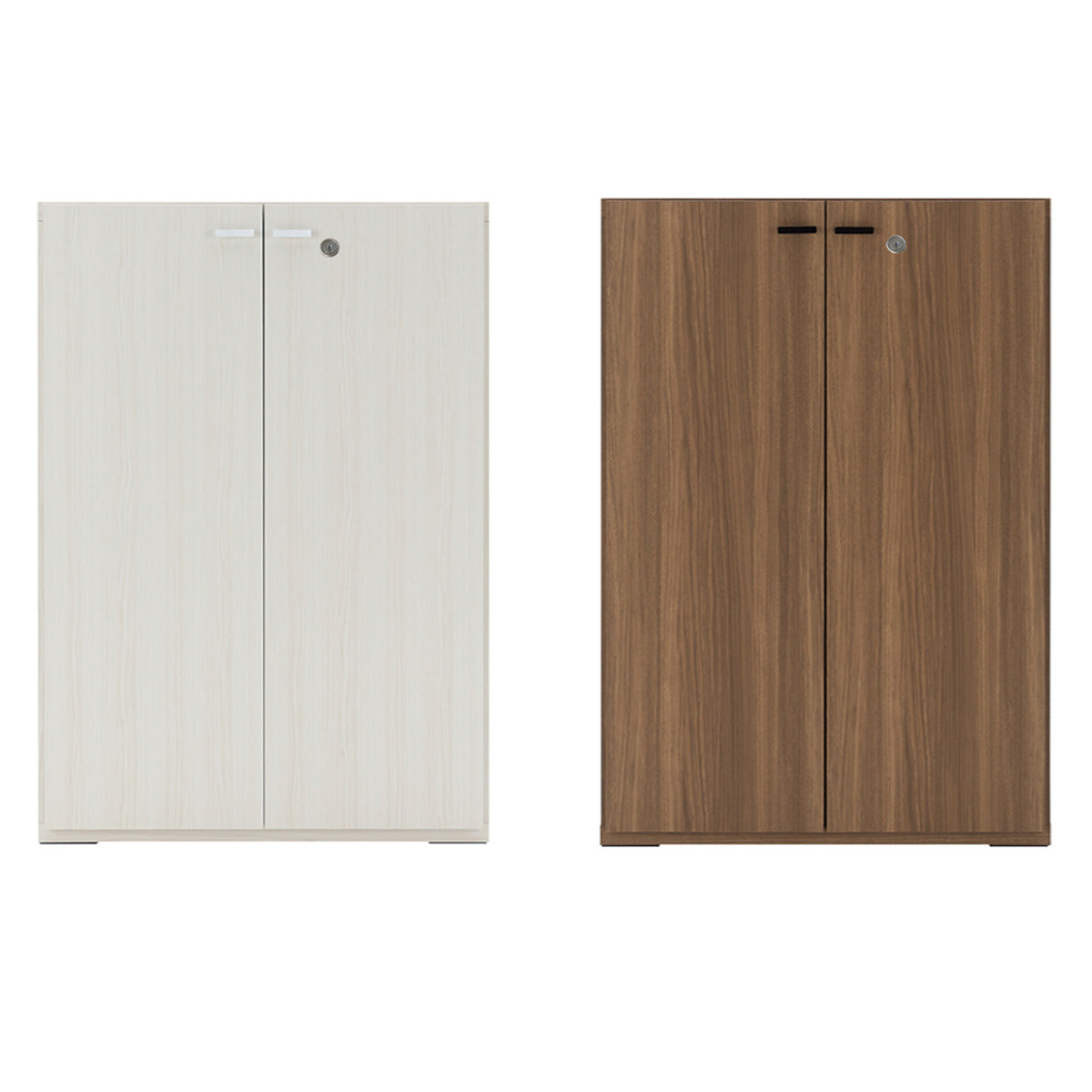 フナモコ（FUNAMOCO） 木製ラック 鍵付扉 組合せ家具 リビングシェルフ