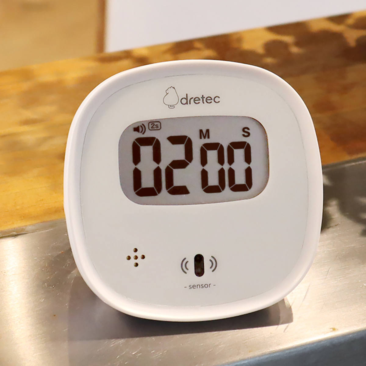 ドリテック キッチンタイマー センサー式 防水 触れずにタイマー