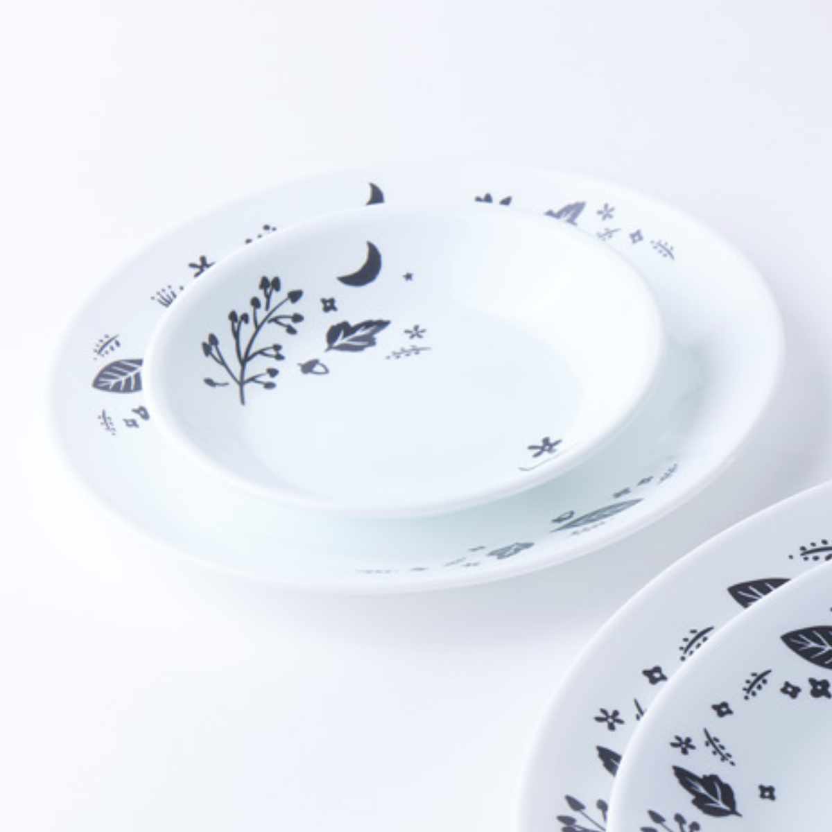 CORELLE（コレール） プレート 17cm CORELLE 強化ガラス 同柄5枚セット