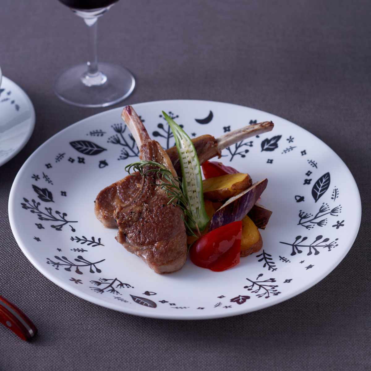 CORELLE（コレール） プレート 21.5cm CORELLE 強化ガラス 同柄5枚