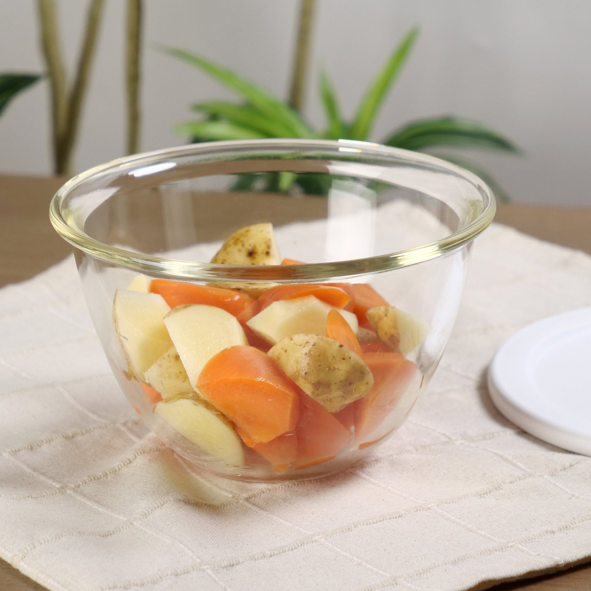 HARIO（ハリオ） 耐熱ガラス製ボウル 2個セット 電子レンジ対応 食洗機