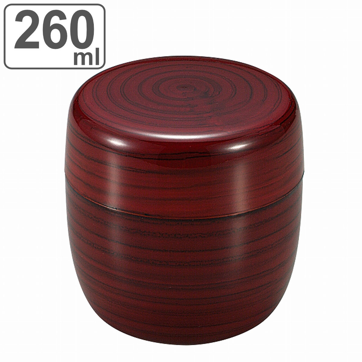 HAKOYA 茶筒 260ml ケヤキ木目 （ おしゃれ 日本製 かわいい お茶 お茶