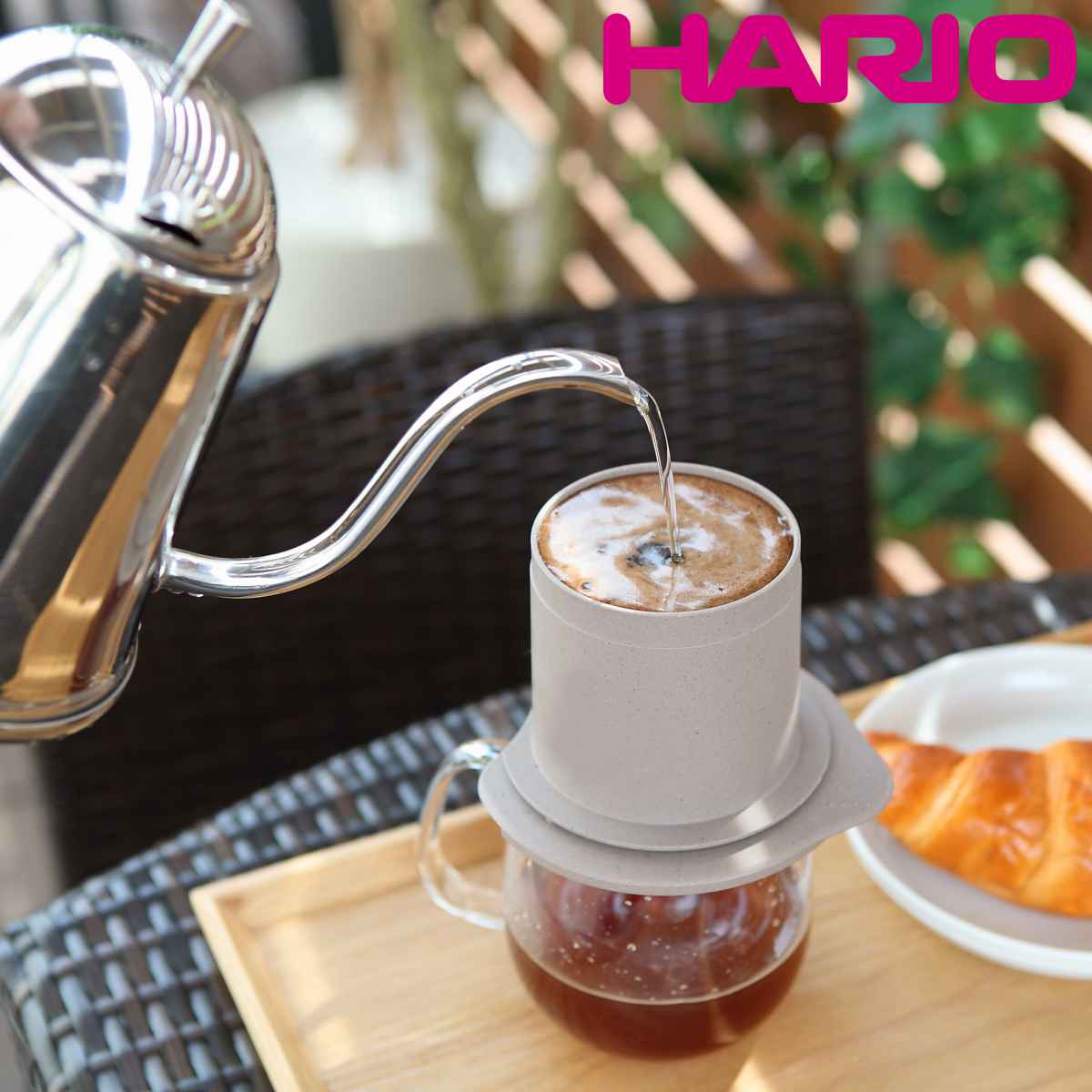 ドリッパー 1杯用 BATON バトン コーヒー粉 プラスチック （ HARIO