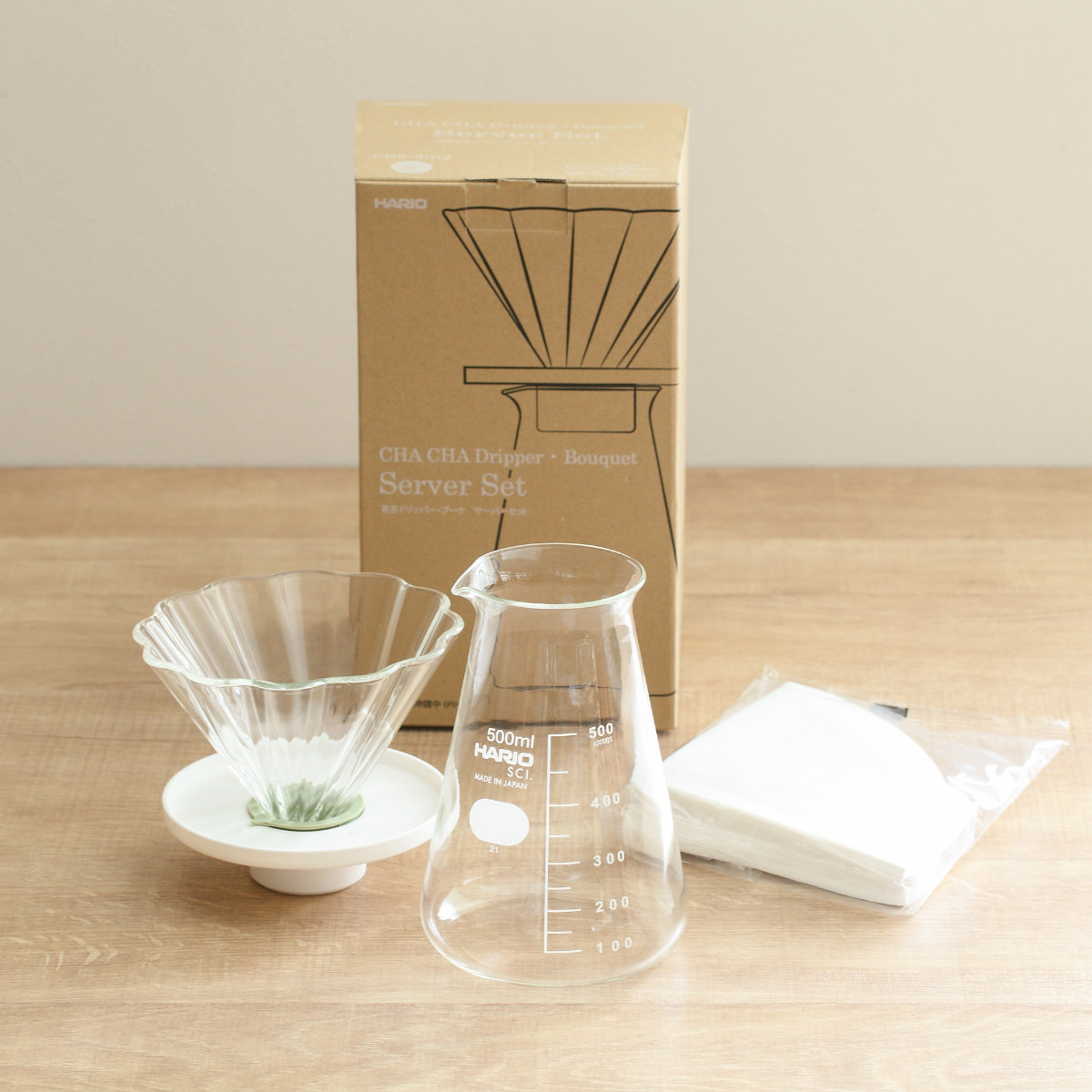 HARIO（ハリオ） ドリッパー 500ml 1〜4杯用 茶茶ドリッパー ブーケ