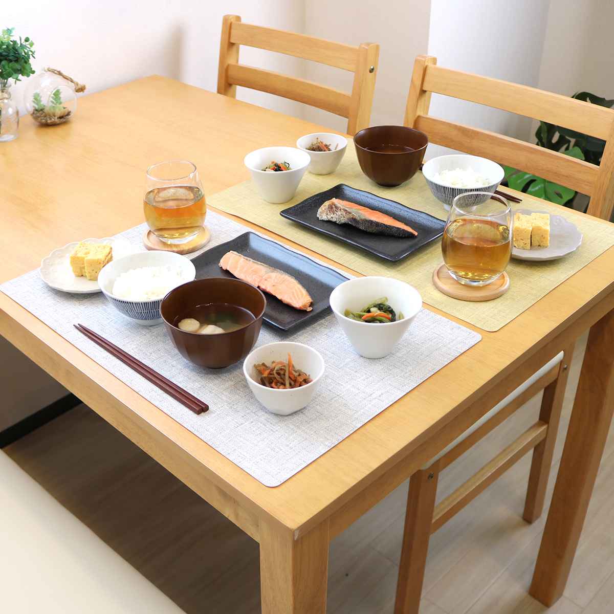 ランチョンマット 50×33cm 大判 無地 ...の詳細画像4