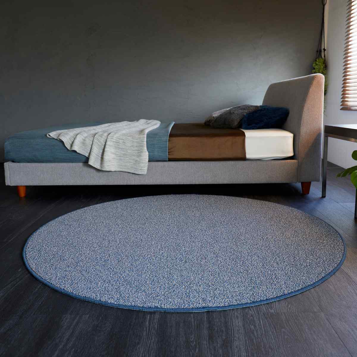 スミノエ ラグ 円形 フォルテ 150×150cm 防ダニ アレルブロック