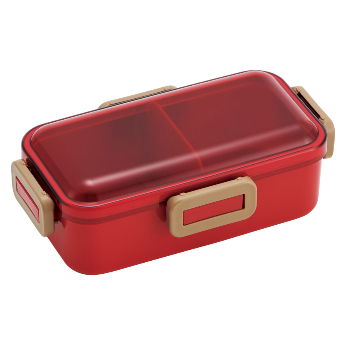 スケーター 弁当箱 抗菌ふわっと弁当箱 1段 530ml （ チェリーレッド
