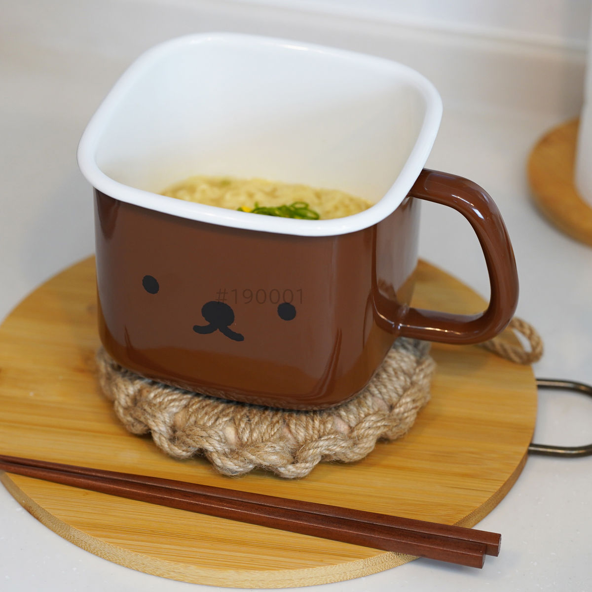 Honey Ware 保存容器 1.2L 角型ストックポット ボリスフェイス